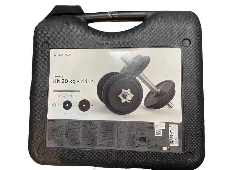 ZESTAW HANTLI DECATHLON DOMYOS KIT 20KG