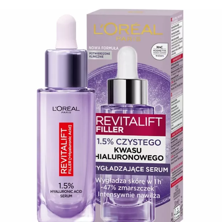LOREAL SERUM Z KWASEM HIALURONOWYM PRZECIWZMARSZCZKOWE REVITALIFT FILLER