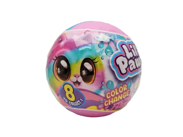 KULA LIL' PAWS FIGURKA COLOR CHANGE NIEBIESKO RÓŻOWA