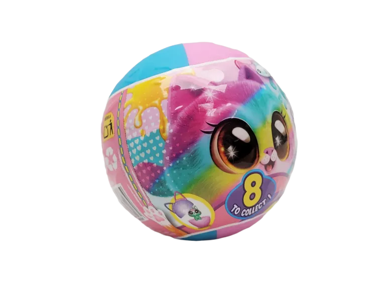 KULA LIL' PAWS FIGURKA COLOR CHANGE NIEBIESKO RÓŻOWA