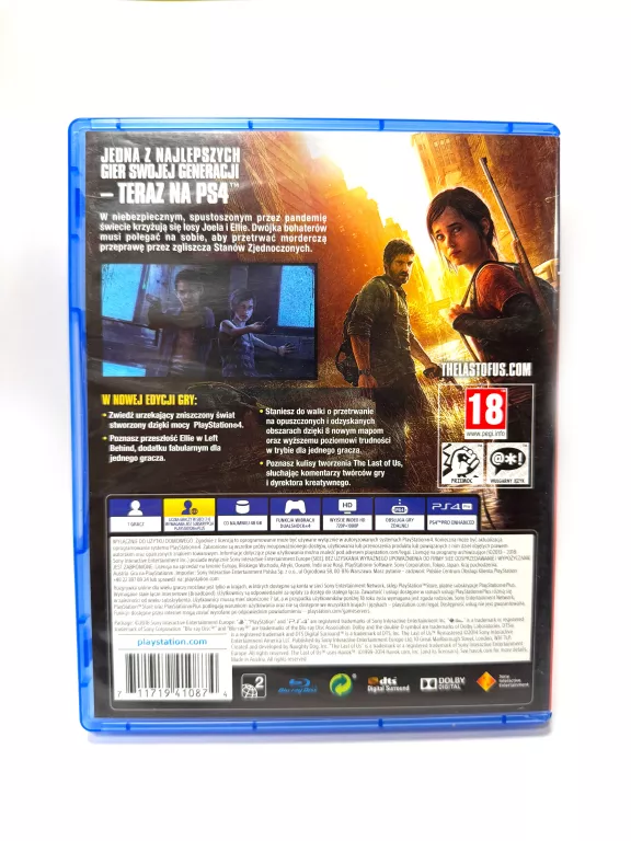 GRA PS4 THE LAST OF US. REMASTERED