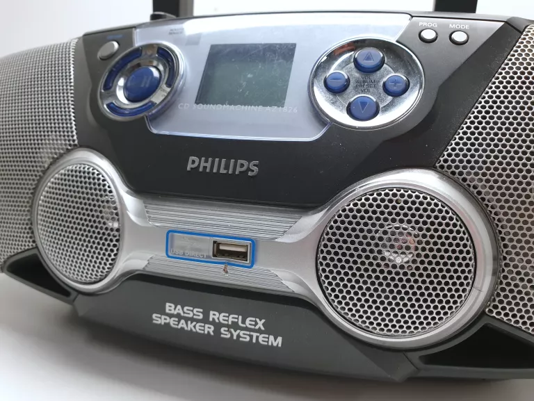 RADIOODTWARZACZ PHILIPS AZ700T/12 BLUETOOTH CZARNO-SZARY