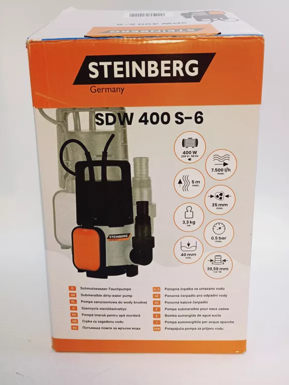 POMPA DO BRUDNEJ WODY SDW 400S