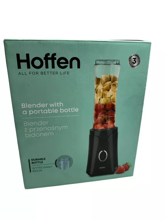 BLENDER FITNESS HOFFEN, 350 W, Z PRZENOŚNYM BIDONEM