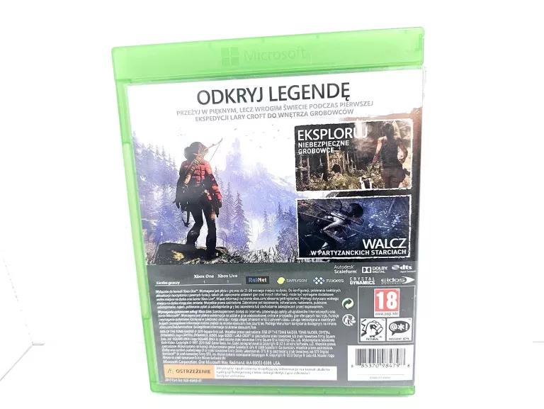 GRA NA KONSOLE XBOX ONE RISE OF THE TOMB RAIDER