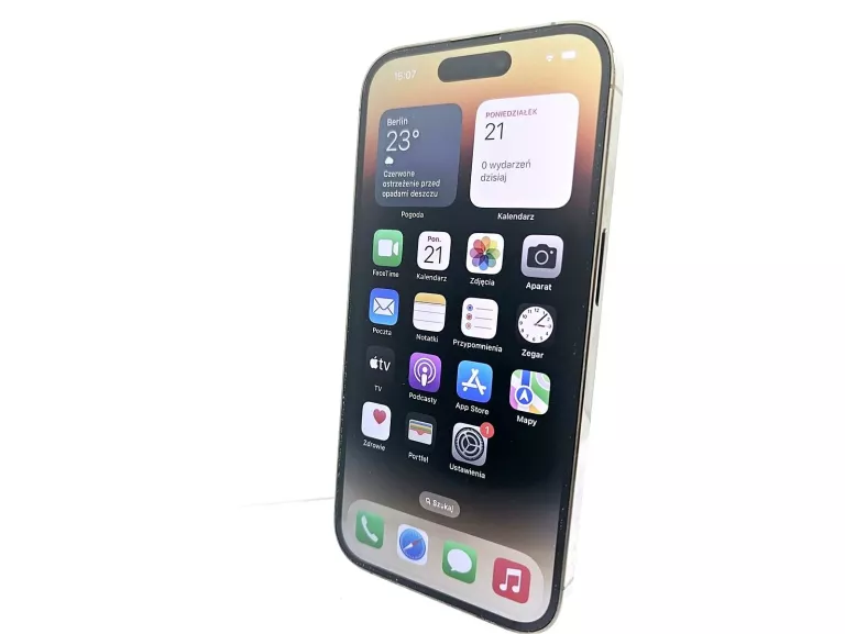 TELEFON IPHONE 14 PRO 128GB 87% BATERIA ZŁOTY KOMPLET