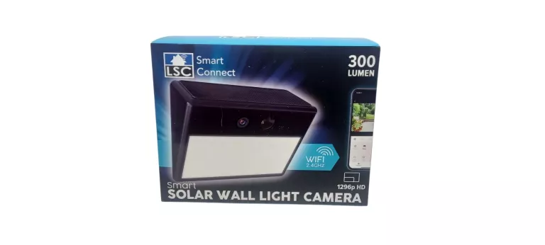 KAMERA NAŚCIENNA LSC Z LAMPĄ SOLARNĄ 300 LM 1296P HD