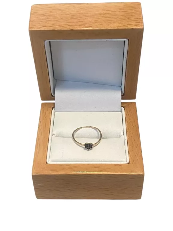 ŚLICZNY MINIMALISTYCZNY ZŁOTY PIERŚCIONEK 585 0,70G ROZMIAR 8