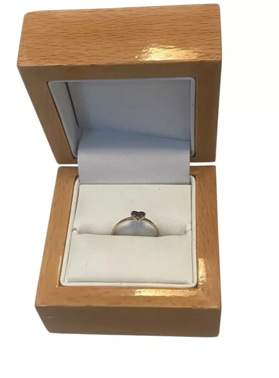 ŚLICZNY MINIMALISTYCZNY ZŁOTY PIERŚCIONEK 585 0,70G ROZMIAR 8