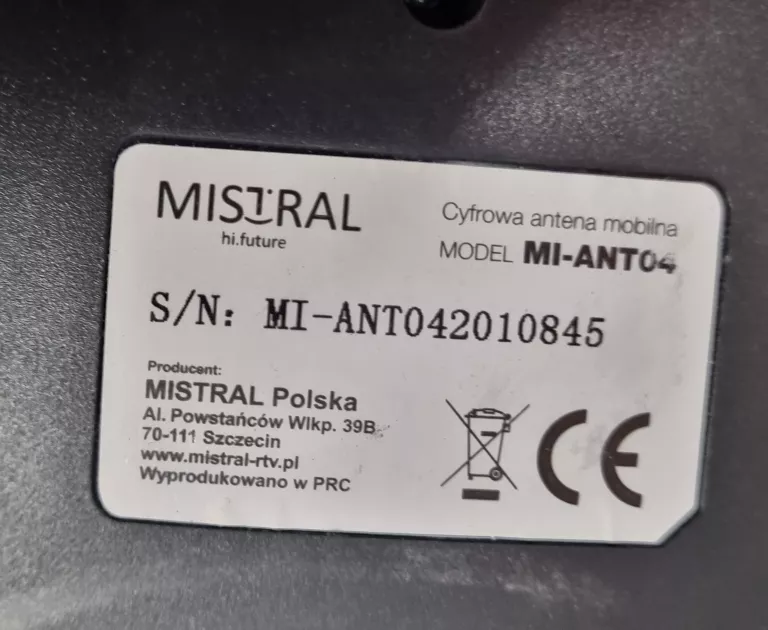 ANTENA MISTRAL MI-ANT04