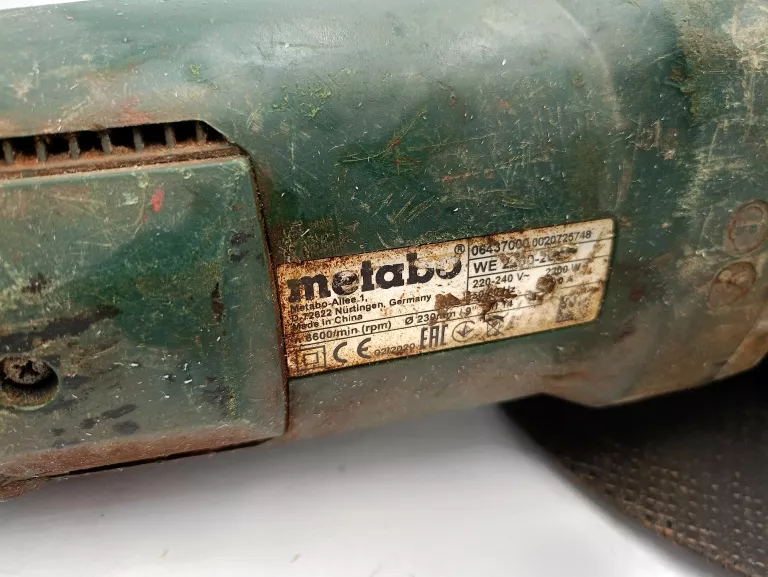 SZLIFIERKA METABO WE 2200-230 POLECAMY