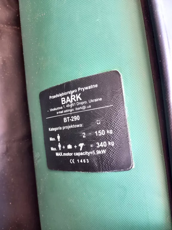 ponton-motorowy-bark-bt-290-wiosla-pompka-bdb-stan-dlugosc-290