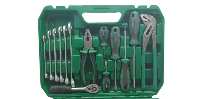 STALCO 55EL. ZESTAW NARZĘDZI W WALIZCE S-54011