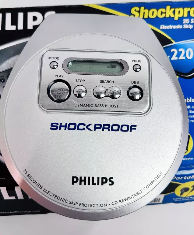 PRZENOŚNY ODTWARZACZ CD DISCMAN PHILIPS AX2201