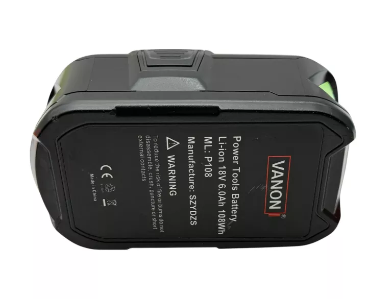AKUMULATOR VANON LI-ION P108 18V 6.0AH ZAMIENNIK RYOBI