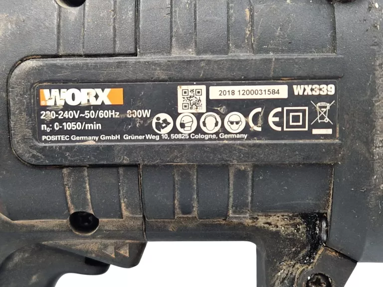 MŁOTOWIERTARKA WORX WX339 SDS+ 3W1 5300 BPM 800W 2,5 J