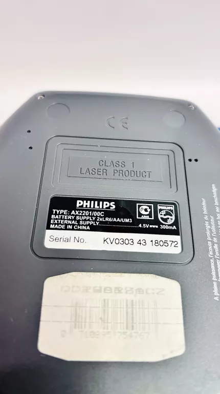 PRZENOŚNY ODTWARZACZ CD DISCMAN PHILIPS AX2201