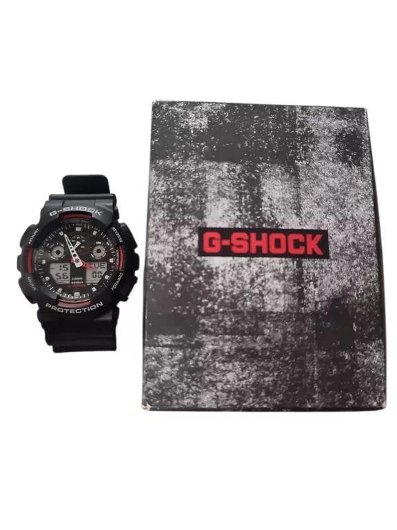 ZEGAREK MĘSKI CASIO G-SHOCK GA-100-1A4ER GA-100 KOMPLET