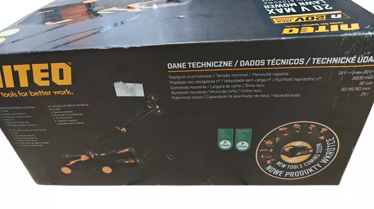 AKUMULATOROWA KOSIARKA NITEO 20 V MAX  | FABRYCZNY BRAK AKU,ŁADOWARKI |