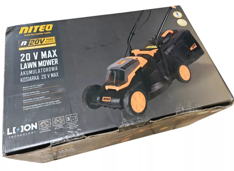 AKUMULATOROWA KOSIARKA NITEO 20 V MAX  | FABRYCZNY BRAK AKU,ŁADOWARKI |