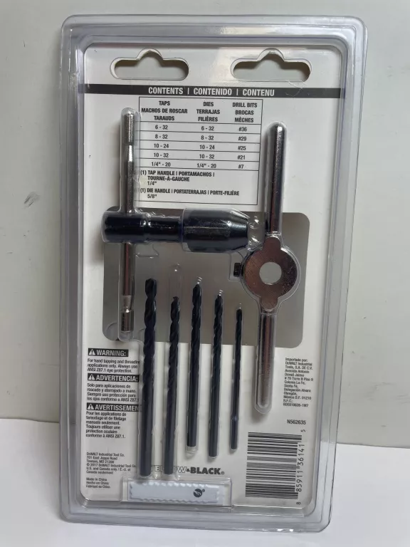 ZESTAW GWINTOWNIKÓW I WIERTEŁ DEWALT 17PC DWA 1451