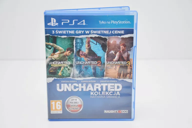GRA NA PS 4 UNCHARTED KOLEKCJA NATHANA DRAKE'A