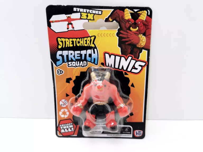 MINI ROZCIĄGLIWA FIGURKA GUMOWA STRETCHERZ 6 CM MINOTAUR