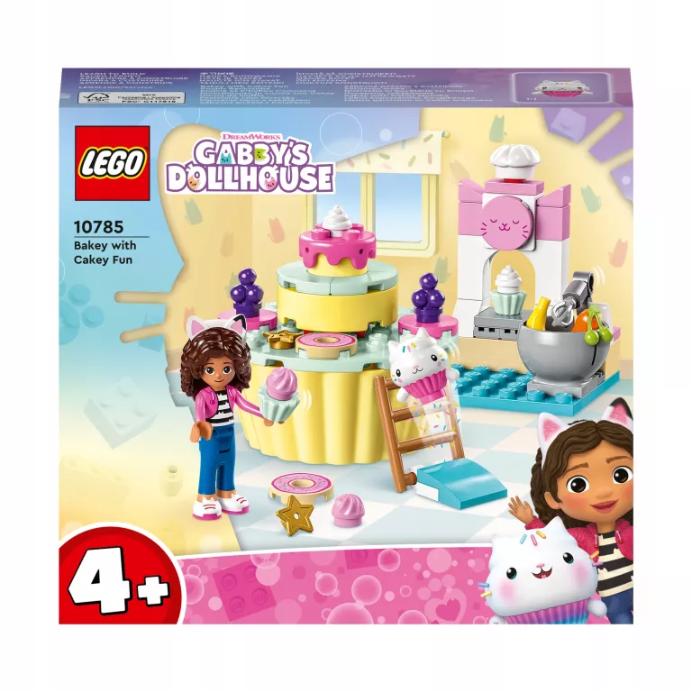 LEGO KOCI DOMEK GABI PIECZENIE TORTU Z ŁAKOTKIEM 10785