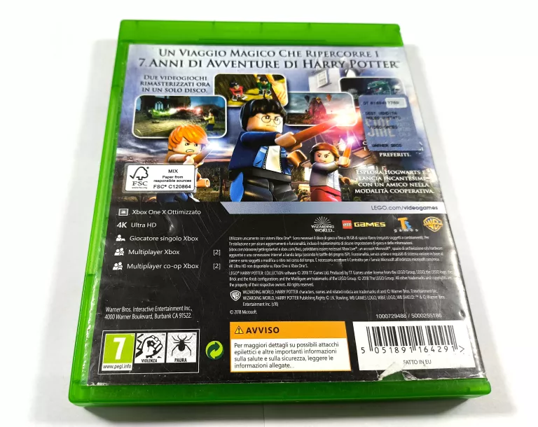 LEGO HARRY POTTER COLLECTION XBOX ONE PUDEŁKOWA