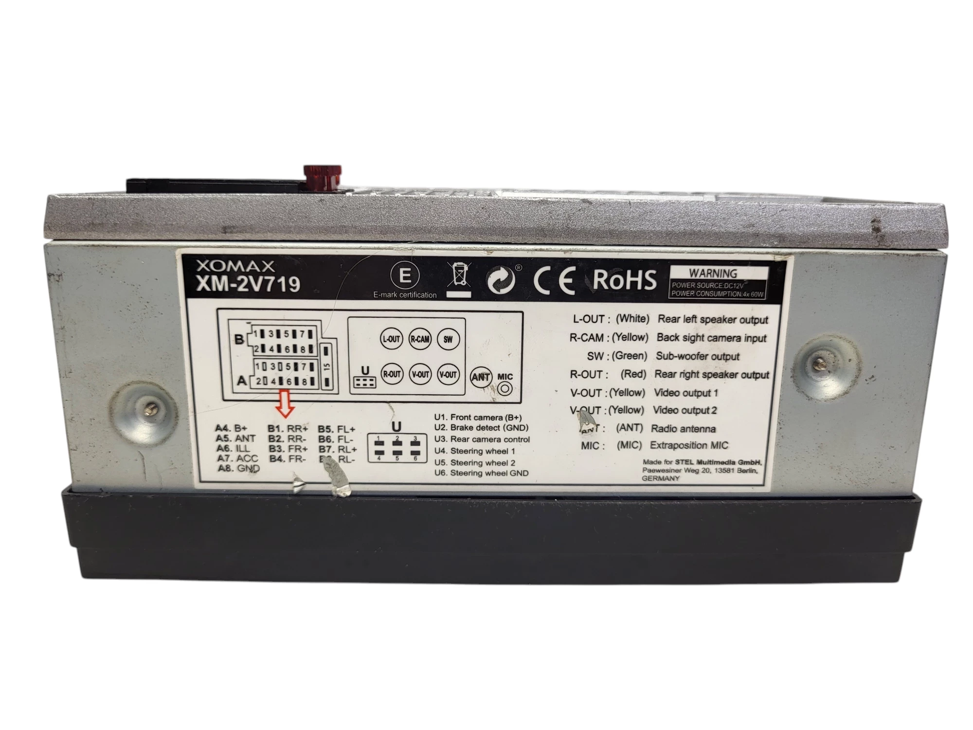 radio-samochodowe-lcd-xomax-xm-2v719-usb-bt-mp3-ean-gtin-4260182776926