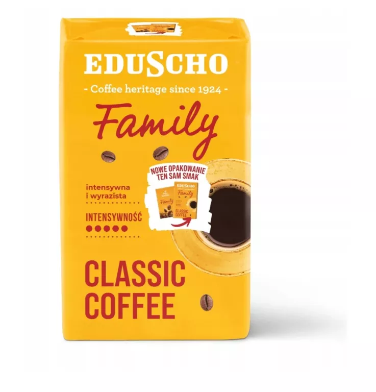 TCHIBO EDUSCHO FAMILY 500G KAWA MIELONA VACUM