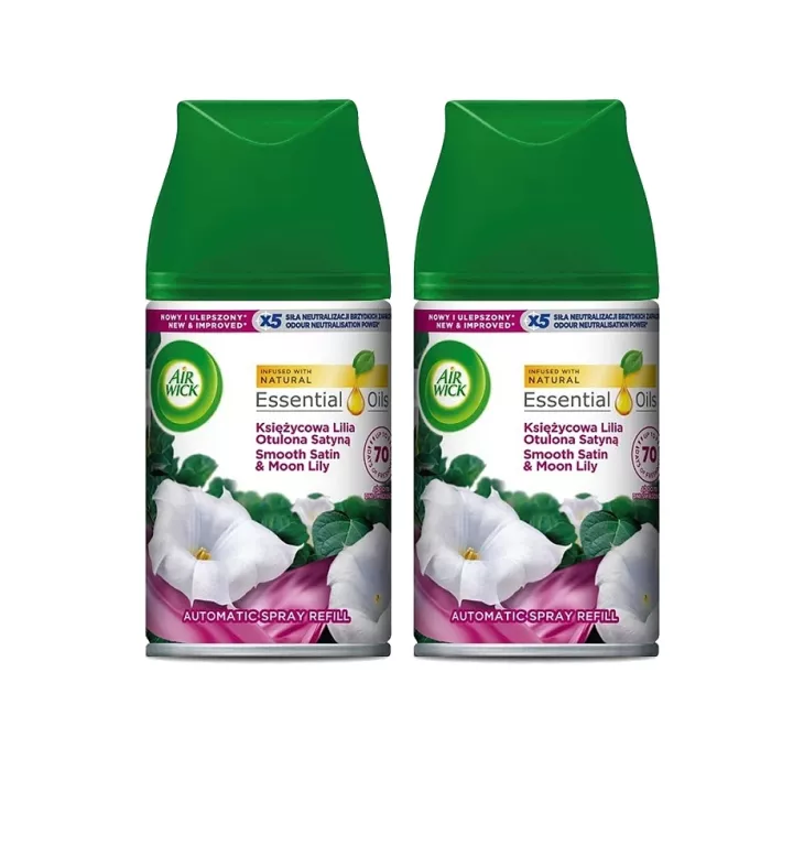 AIR WICK KSIĘŻYCOWA LILIA OTULONA SATYNĄ ZAPAS / WKŁAD 2 X 250ML 590062705