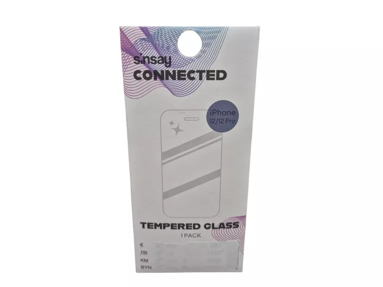 SZKŁO NA TELEFON SINSAY IPHONE 12/12 PRO