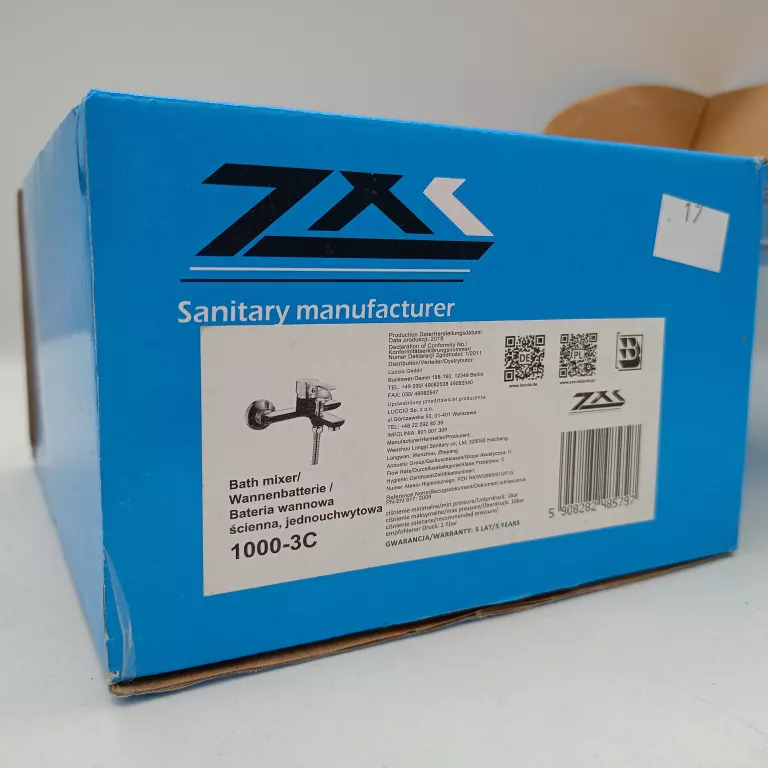 ZXC SPRIT CHROM CZARNY 10003C BATERIA WANNOWA