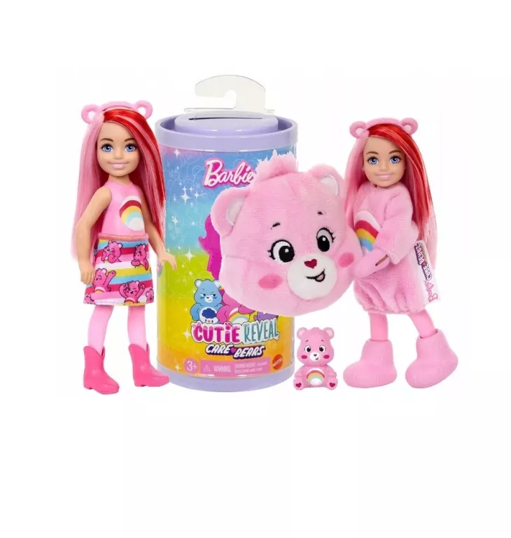 LALKA BARBIE CHELSEA CUTIE REVEAL NIESPODZIANKA SERIA 1 TROSKLIWE MISIE