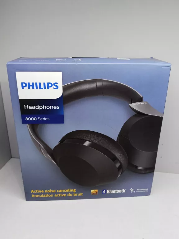 SŁUCHAWKI BEZPRZEWODOWE WOKÓŁUSZNE PHILIPS TAPH805BK