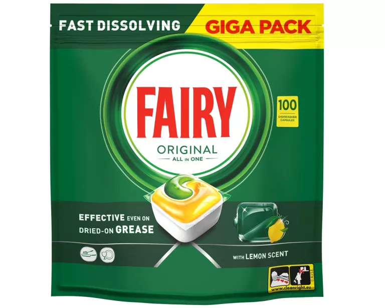 FAIRY ORIGINAL ALL-IN-1 TABLETKI ZMYWARKI 100SZT