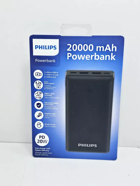 POWERBANK PHILIPS 20000MAH