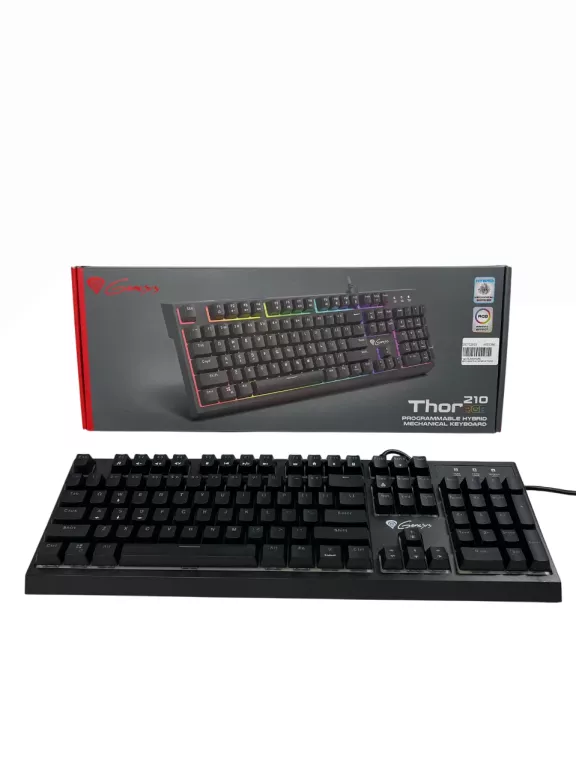 KLAWIATURA MECHANICZNA HYBRYDOWA GENESIS THOR 210 RGB