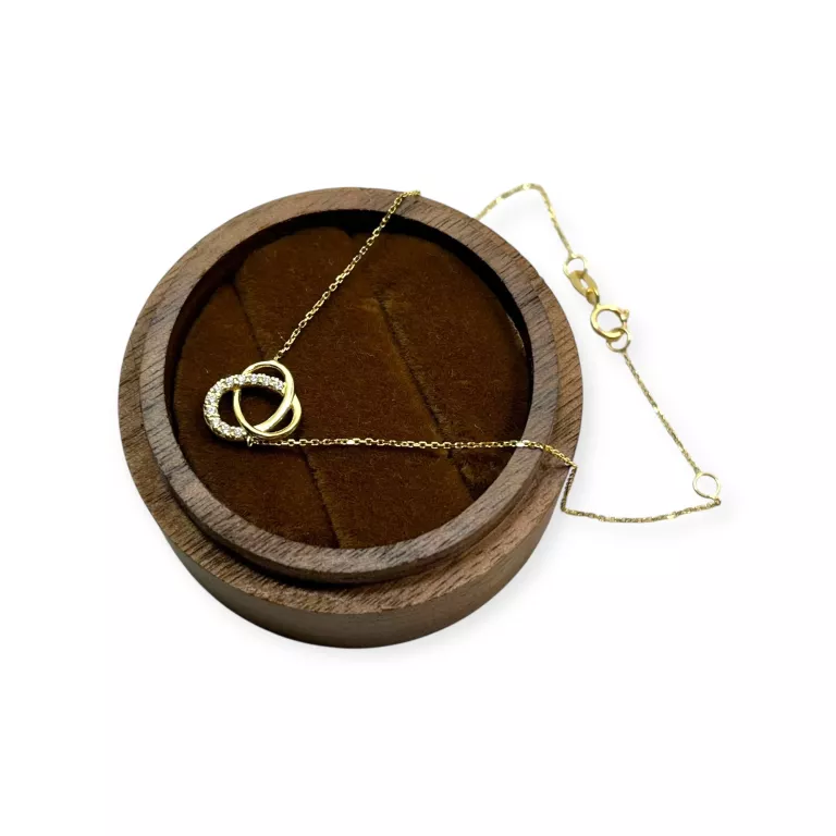 CUDOWNA ZŁOTA BRANSOLETKA 1,00G 585 19CM