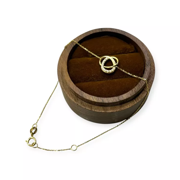 CUDOWNA ZŁOTA BRANSOLETKA 1,00G 585 19CM