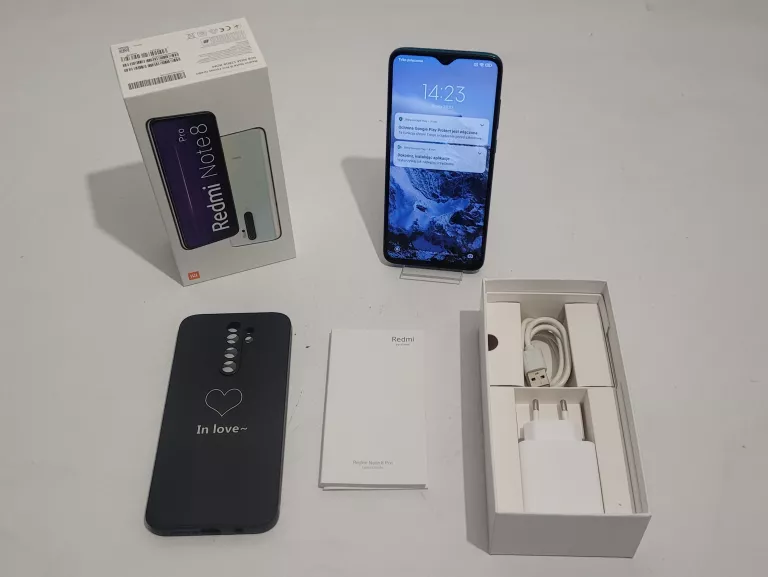 TELEFON XIAOMI REDMI NOTE 8 PRO 6/128 GB ZESTAW