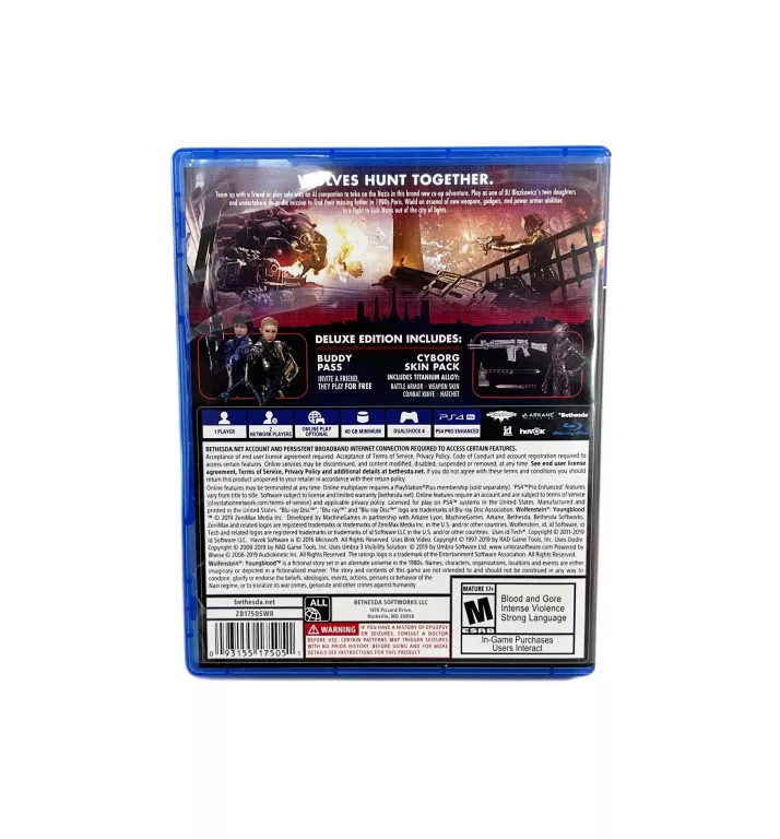 GRA PS4 WOLFENSTEIN YOUNGBLOOD