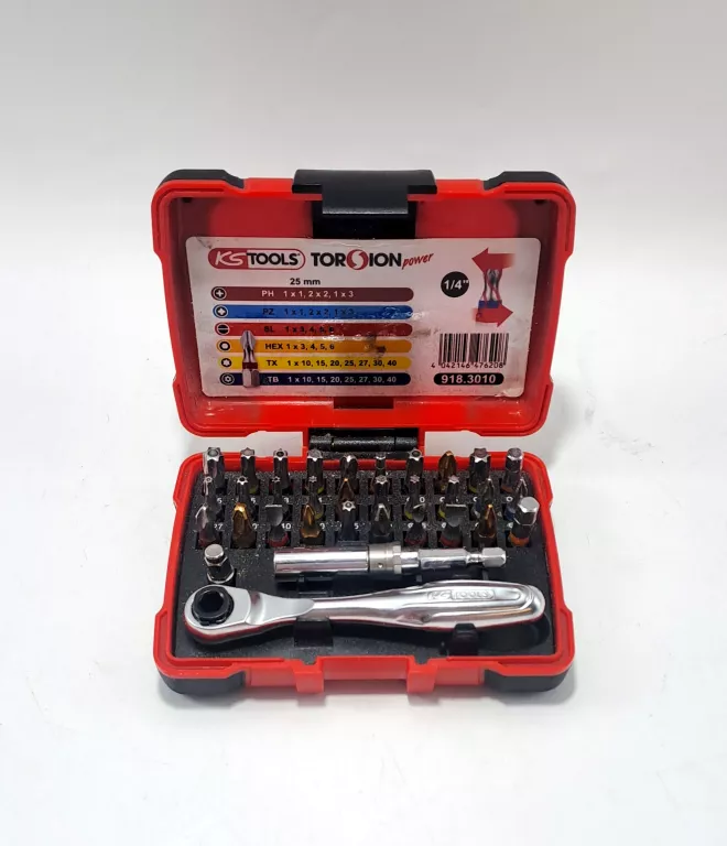ZESTAW BITÓW KS TOOLS TORSION 918.3010 32 EL.