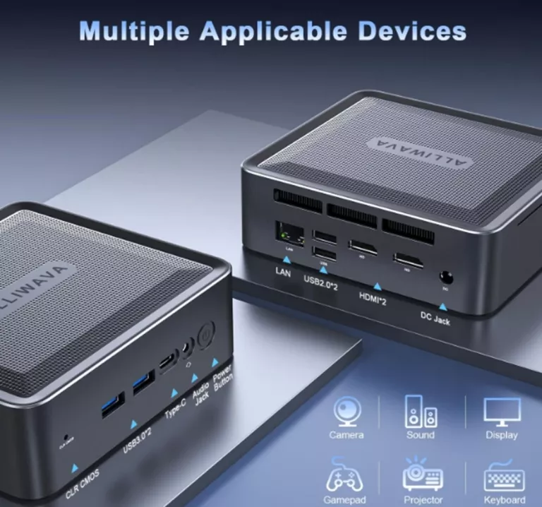 ALLIWAVA U58 MINI PC AMD RYZEN 7 5825U 32 GB DDR4 512 GB