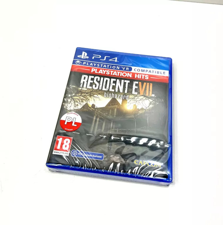 RESIDENT EVIL VII 7 BIOHAZARD PL - PLAYSTATION VR - PS4 / PS5 PŁYTA / FOLI