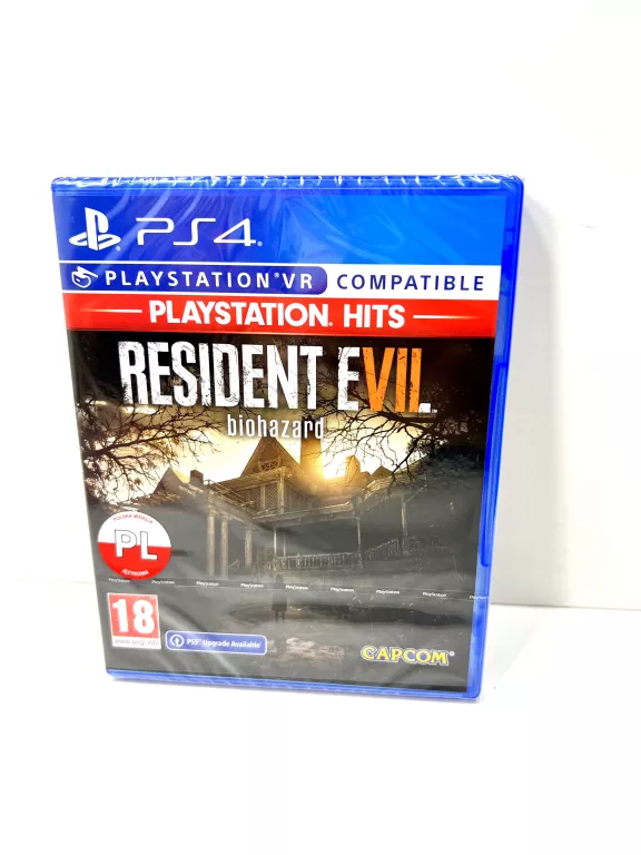 RESIDENT EVIL VII 7 BIOHAZARD PL - PLAYSTATION VR - PS4 / PS5 PŁYTA / FOLI