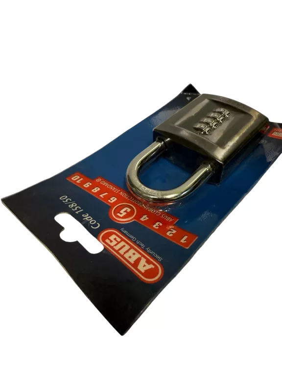 KŁÓDKA ABUS 158/50 SZYFROWA NA SZYFR KOD ZMIENNY
