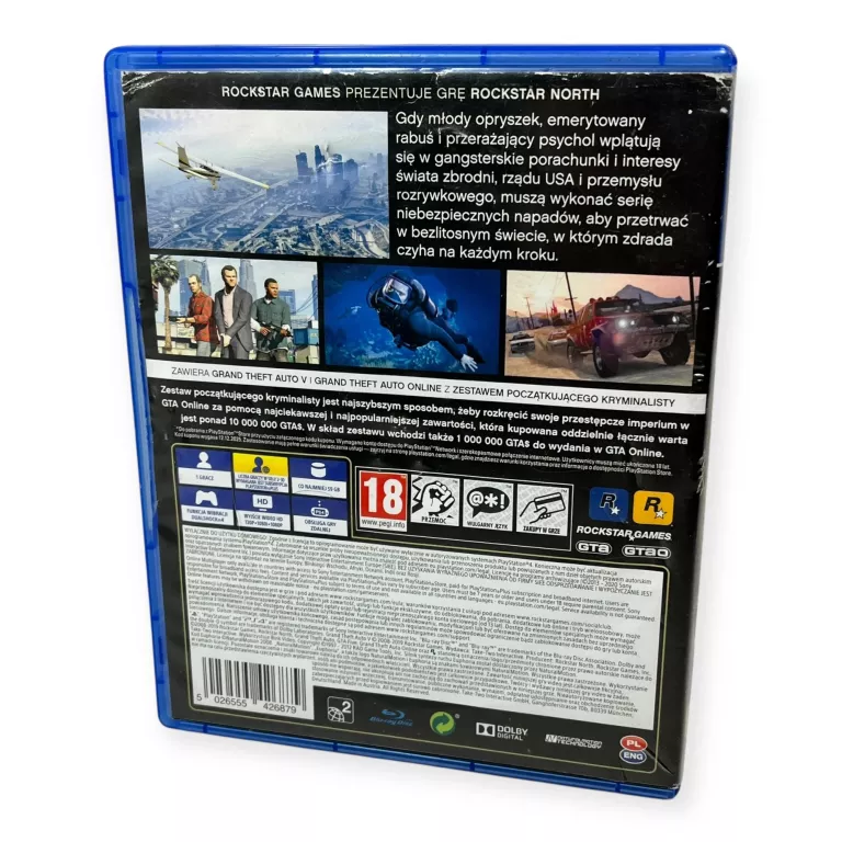 GRA NA PS4 GRAND THEFT AUTO V