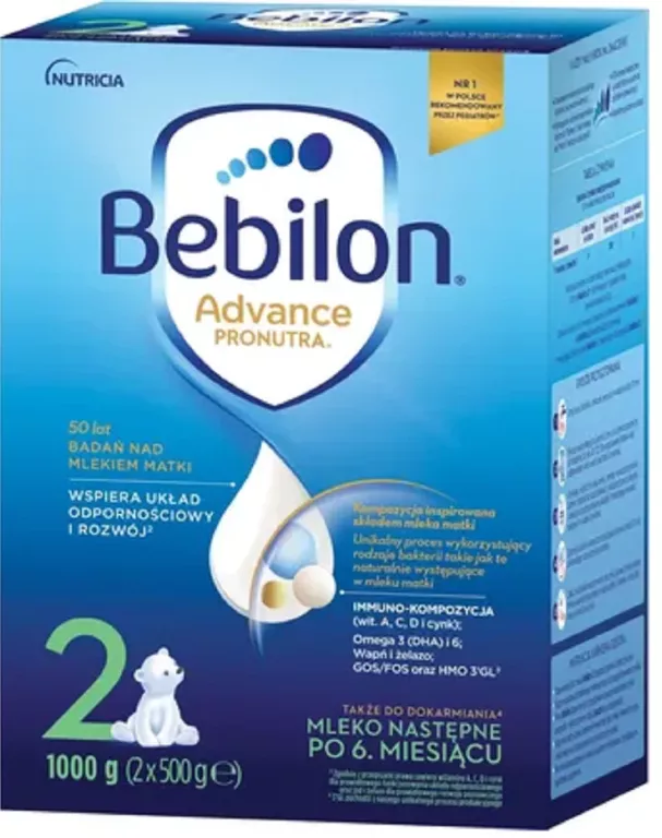 BEBILON 2 PRONUTRA ADVANCE MLEKO 1000G